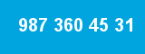 987 360 45 31